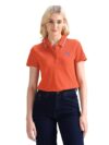 U.S. POLO ASSN. Women's Regular Fit T-Shirt (UWAW24PTS128_Orange