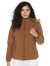 Qube By Fort Collins Women's Parka Coat (BE2913AZ_Khaki
