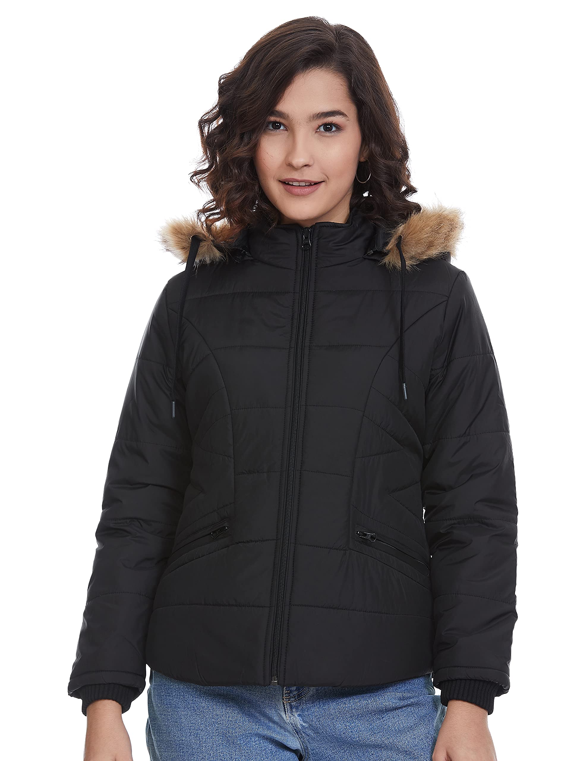 Qube by Fort Collins Women's Cape Jacket (170762_Black_L)