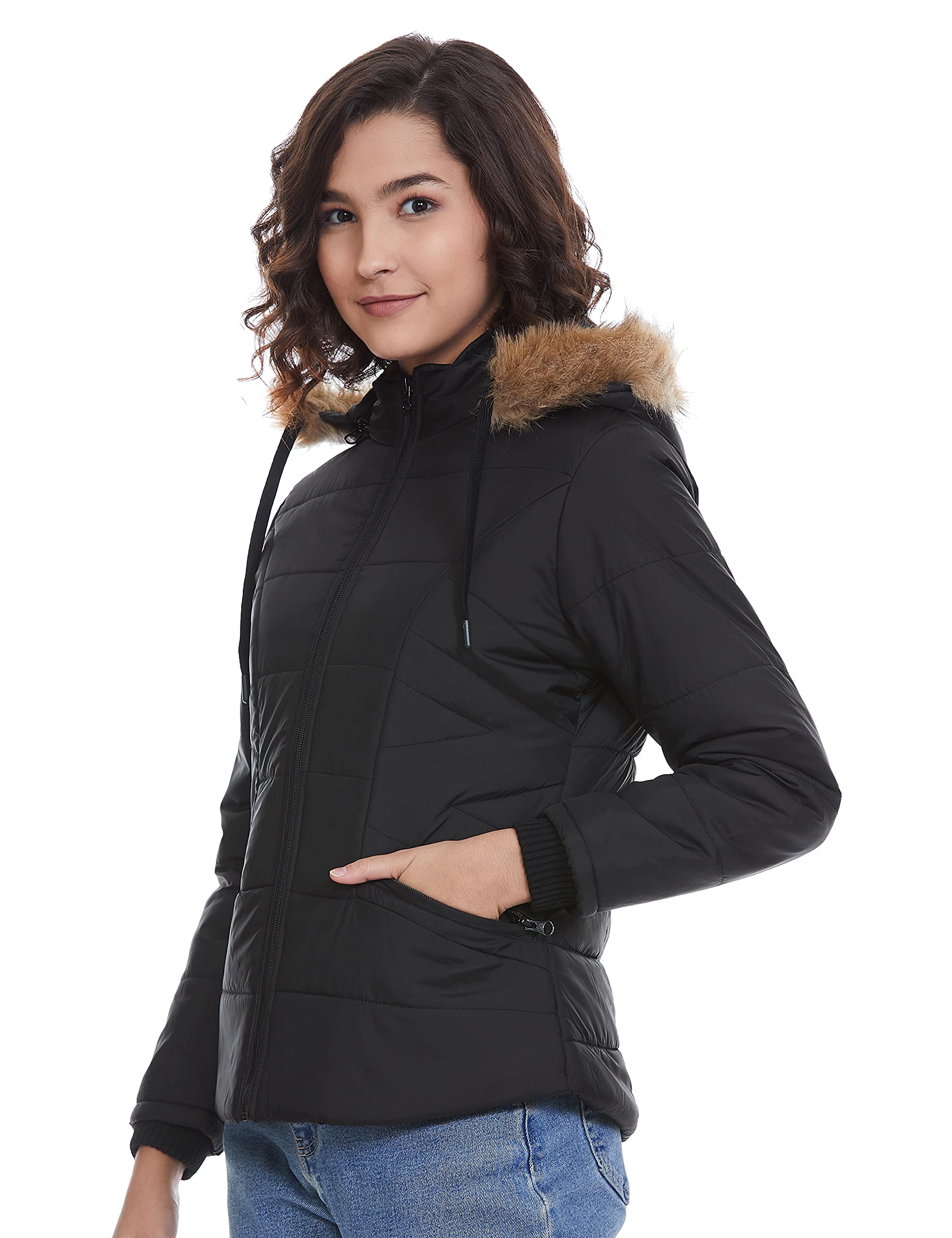 Qube by Fort Collins Women's Cape Jacket (170762_Black_L) - Image 7
